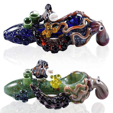 MKH18 - MK100 Sealife Octopus Premium Hand Pipe