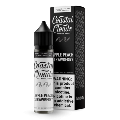 Apple Peach Strawberry - Coastal Clouds Co. - 60mL Vape Juice