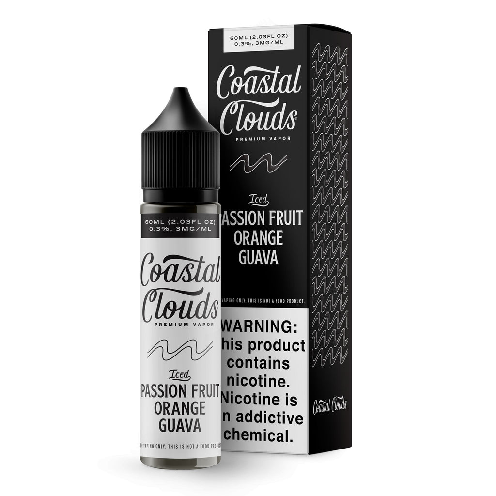 Iced Passion Fruit Orange Guava - Coastal Clouds Co. - 60mL Vape Juice