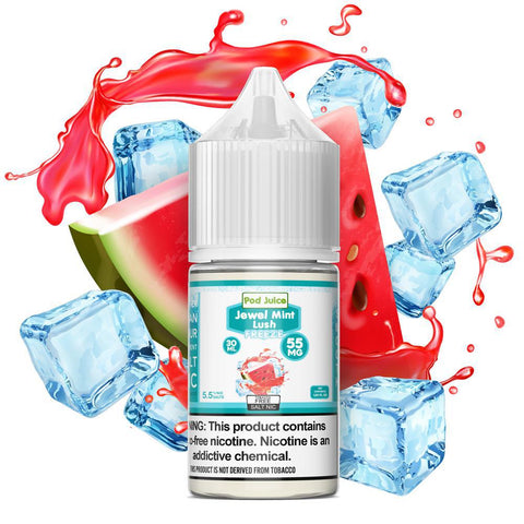 Jewel Mint Lush Freeze - Pod Juice - 30ml Salt Nic