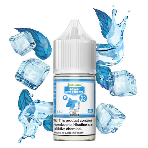 Jewel Mint Sapphire - Pod Juice - 30ml Salt Nic