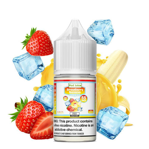 Strawberry Banana Freeze - Pod Juice - 30ml Salt Nic