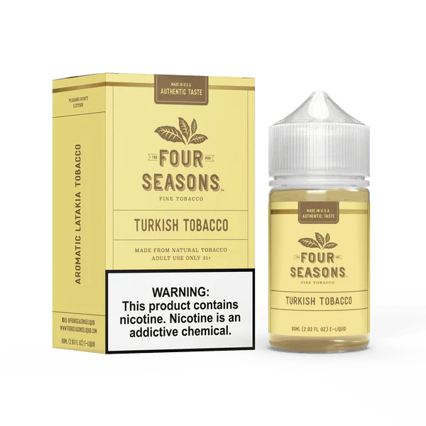 Turkish Tobacco - Four Seasons - 60mL Vape Juice