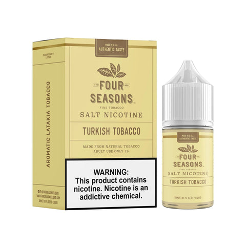 Turkish Tobacco - Four Seasons Salt - 30mL Salt Nic