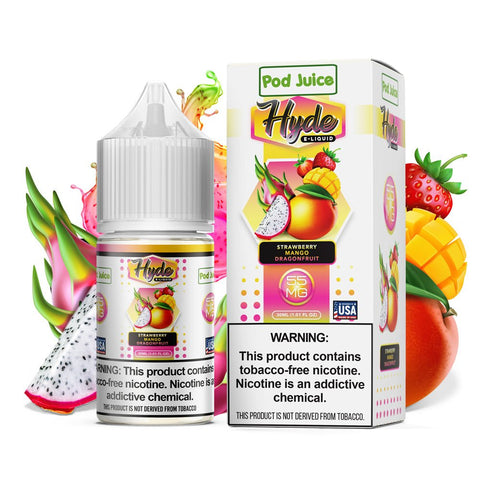 Strawberry Mango Dragonfruit - Pod Juice X Hyde Salt - 30ml Salt Nic