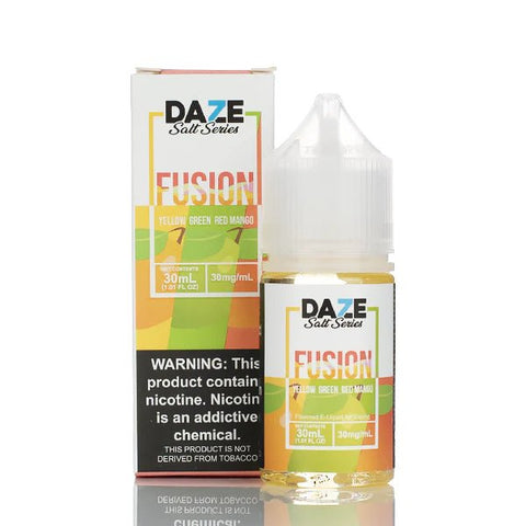 Yellow Green Red Mango - 7 Daze Fusion SALT Series - 30mL Salt Nic